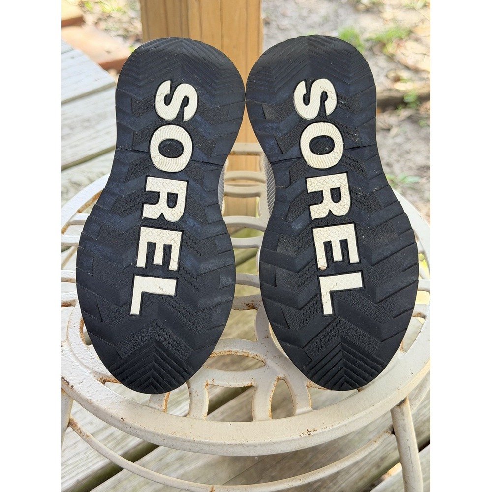 SOREL Kids Out N About Classic Waterproof Boots Grey Brown Felt Suede Size 13 - Picture 6 of 16